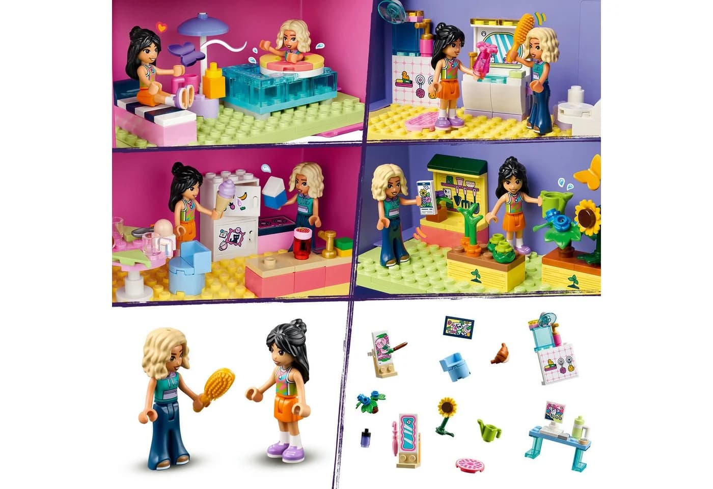 LEGO® Friends Kreativer Puppenhauskoffer 42697 mit 355 Teilen - Bild 5