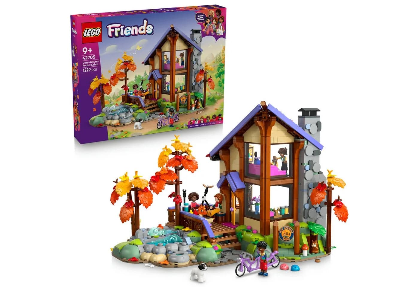 LEGO Friends Gemütliche Hütte im Herbstwald 42705 Bunt - Bild 2