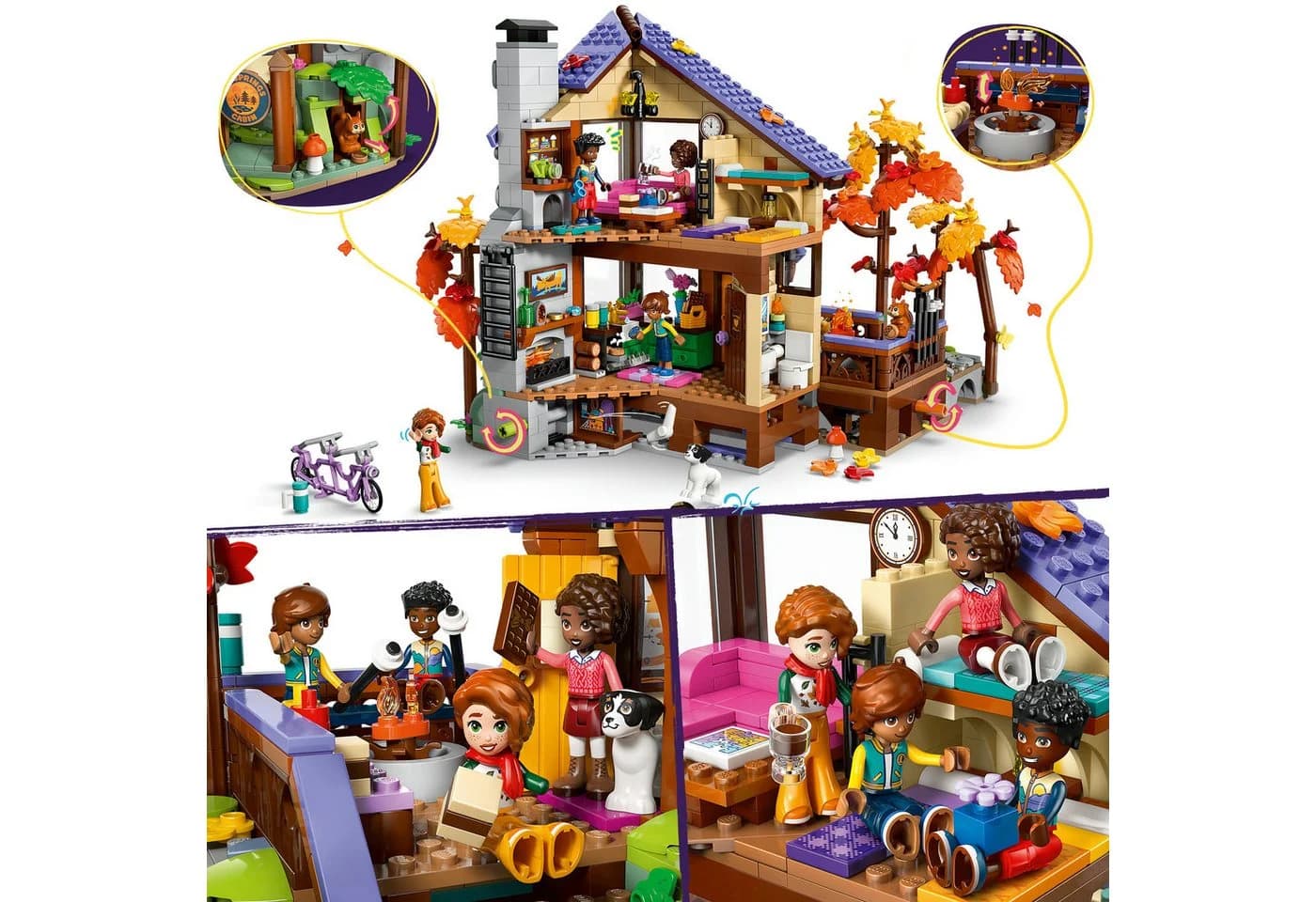 LEGO Friends Gemütliche Hütte im Herbstwald 42705 Bunt - Bild 4