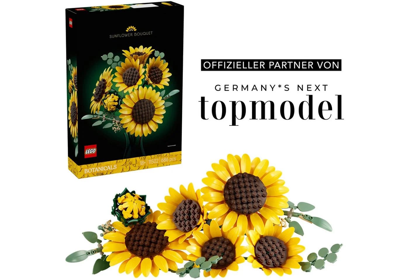 LEGO® Sonnenblumen (11502) LEGO Botanicals 686 Teile - Bild 2
