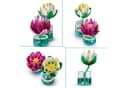 LEGO Botanicals Seerosen Bauset 259 Teile Weiß/Rosa Bild 5