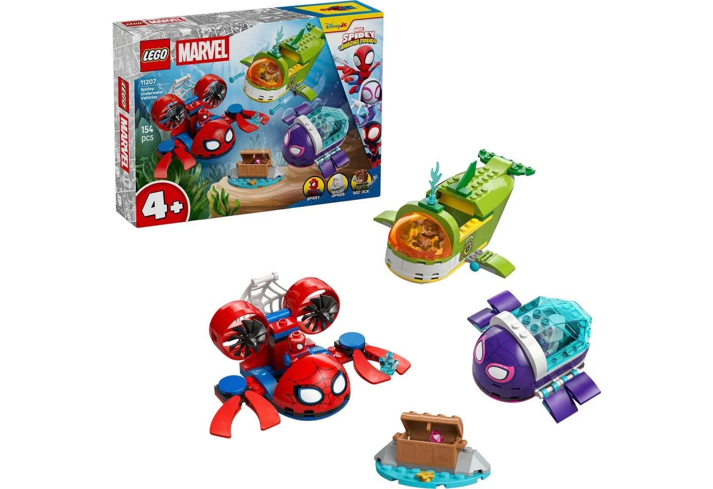 LEGO® Marvel Spidey: Unterwasserfahrzeuge (11207) 154 Teile - Bild 2