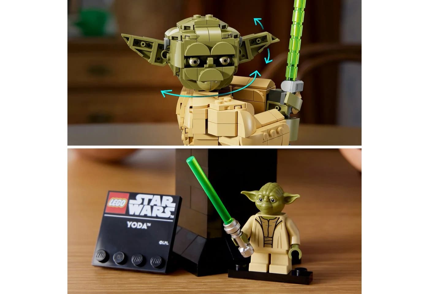 LEGO® Yoda Büste (75438) Star Wars Konstruktionsspielsteine 399 Teile - Bild 5