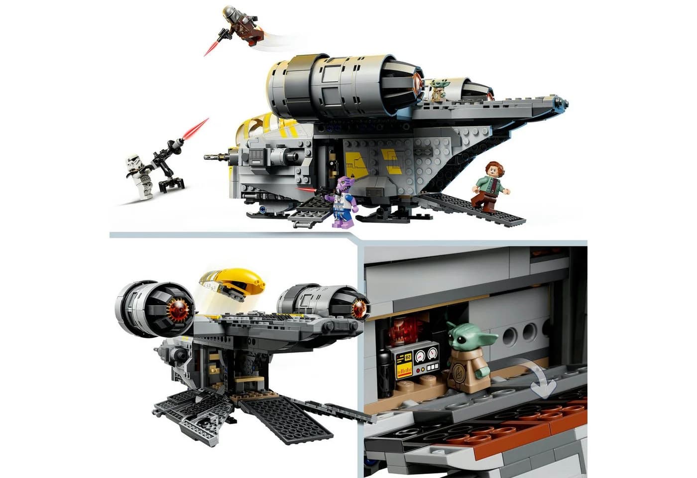LEGO® Razor Crest (75447) Star Wars Bauspielzeug 930 Teile - Bild 5