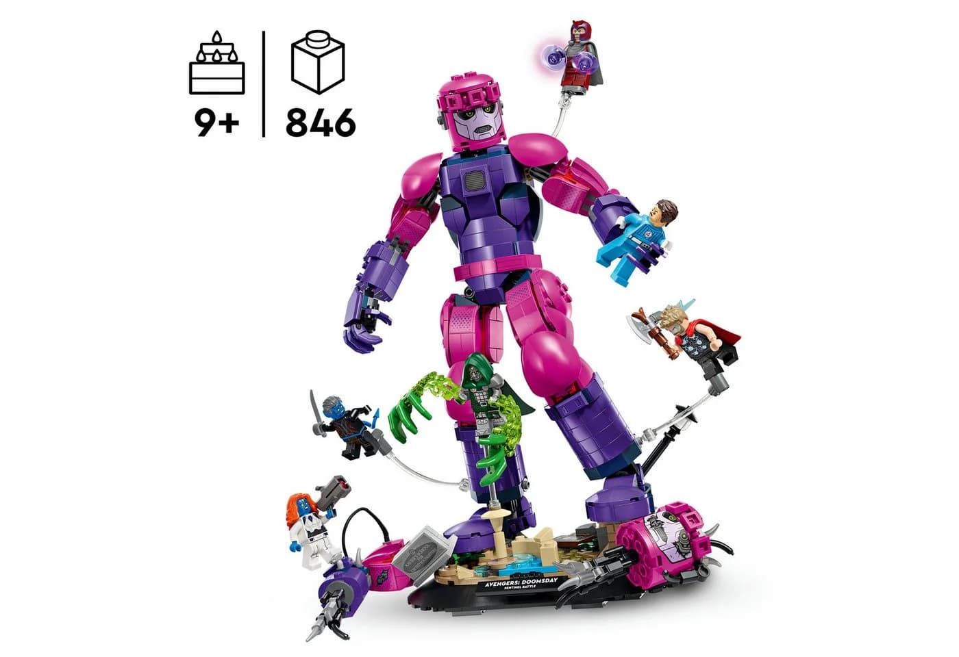 LEGO® Legendärer Showdown: Avengers: Doomsday (76348) Bauspielzeug 846 Teile - Bild 3