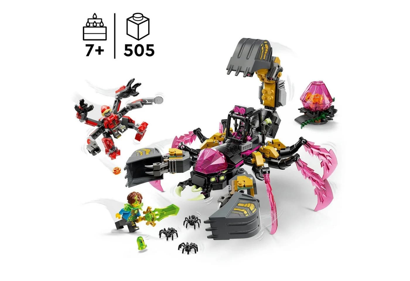 LEGO® Albtraum-Skorpionbagger (71513) LEGO DREAMZzz Konstruktionsspielsteine 505 St. Made in Europe - Bild 3