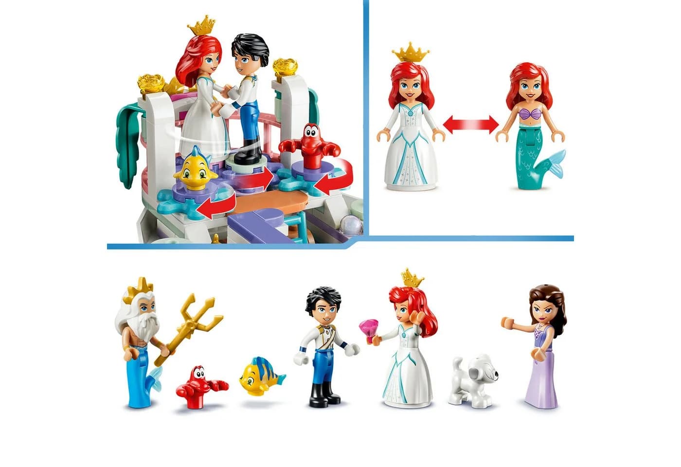 LEGO Arielles Königliches Hochzeitsboot 43299 Disney Princess Bauset 519 Teile - Bild 5
