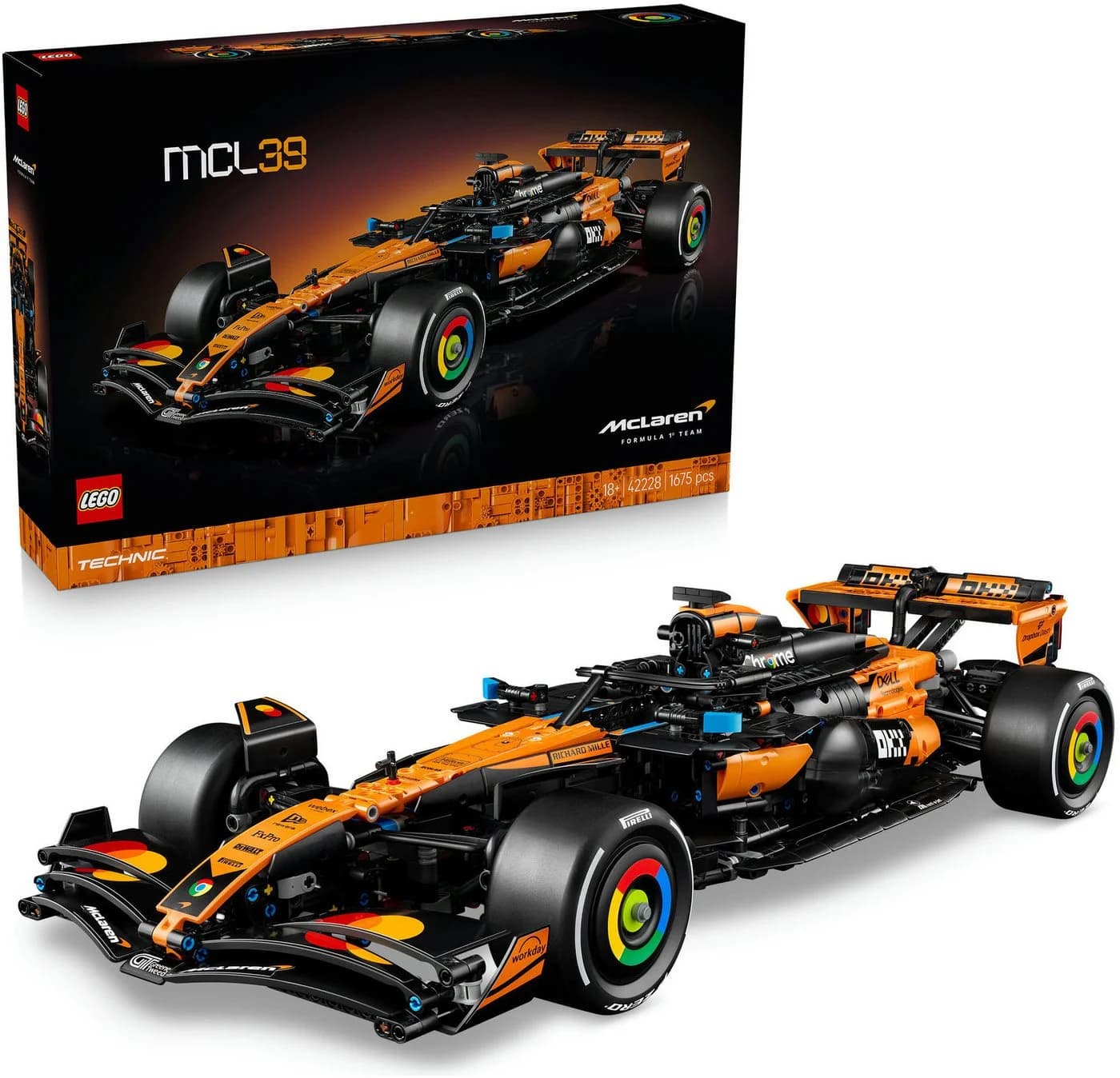 LEGO McLaren MCL39 F1 Rennwagen 1675 Teile - Bild 2