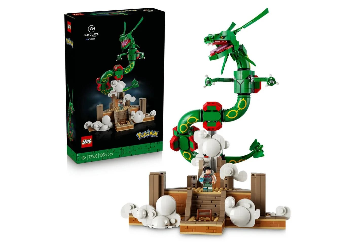 LEGO® Rayquaza (72168) Pokémon Bauset 1083 Teile Bunt - Bild 2
