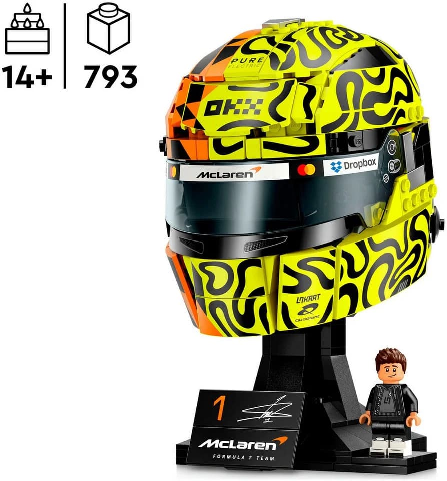 LEGO® McLaren F1 Team Lando Norris Helm 43023 Bauset - Bild 3