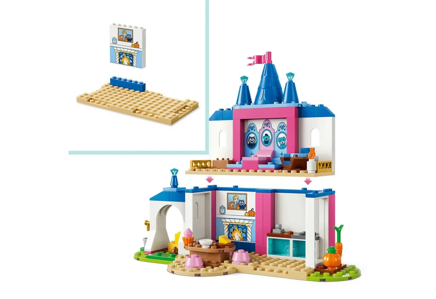 LEGO® Cinderellas Tierpalast (43283) 149 Teile Disney Princess - Bild 4