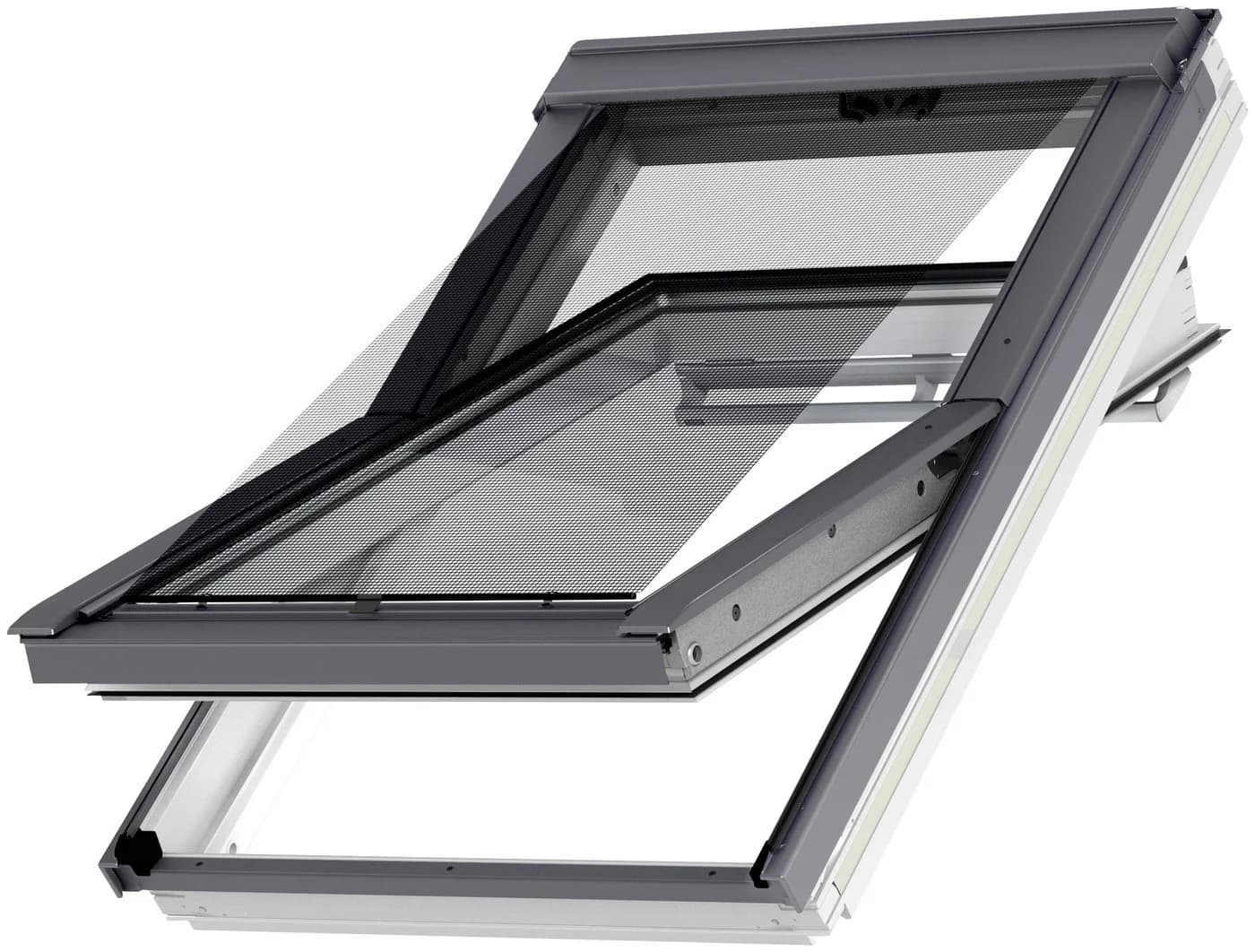 VELUX Hitzeschutz-Markise Haltekrallen MHL Y80 5060 Schwarz Aluminium Polyester