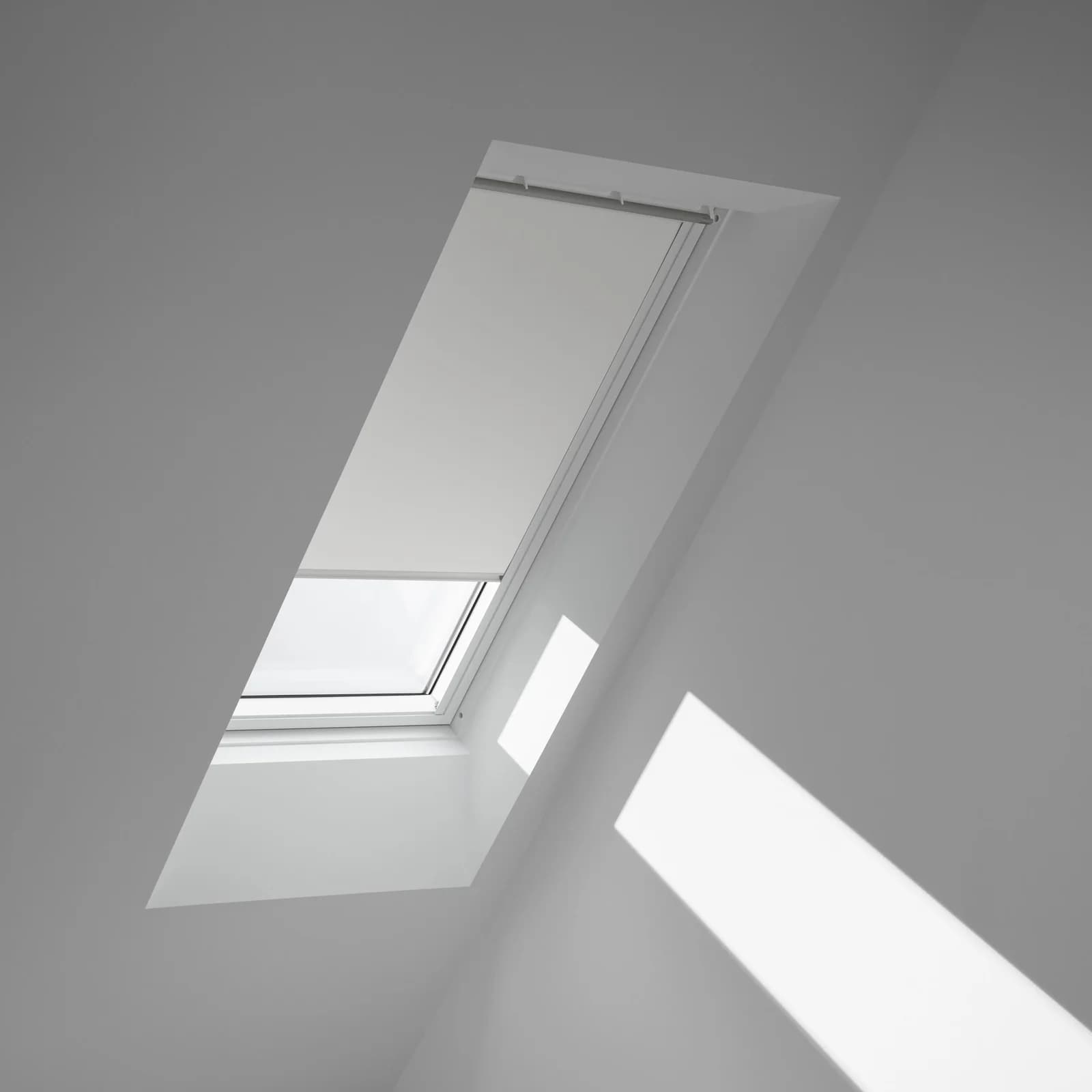 Verdunklungsrollo VELUX DKL C02 1025SWL Weiß Aluminium Polyester