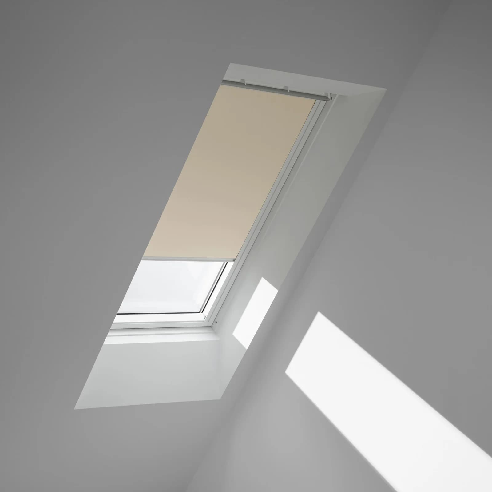 Verdunklungsrollo VELUX DKL M08 1085SWL Hellbeige Aluminium Polyester