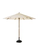 Cinas Sonnenschirm Capri Off-White Teak 300cm Bild 1