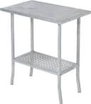 PLUS Pflanztisch Stahl Massivholz Silber Modern Bild 2