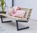 PLUS Sitzbank Siesta Sofa Rustikal Nadelholz Bild 1