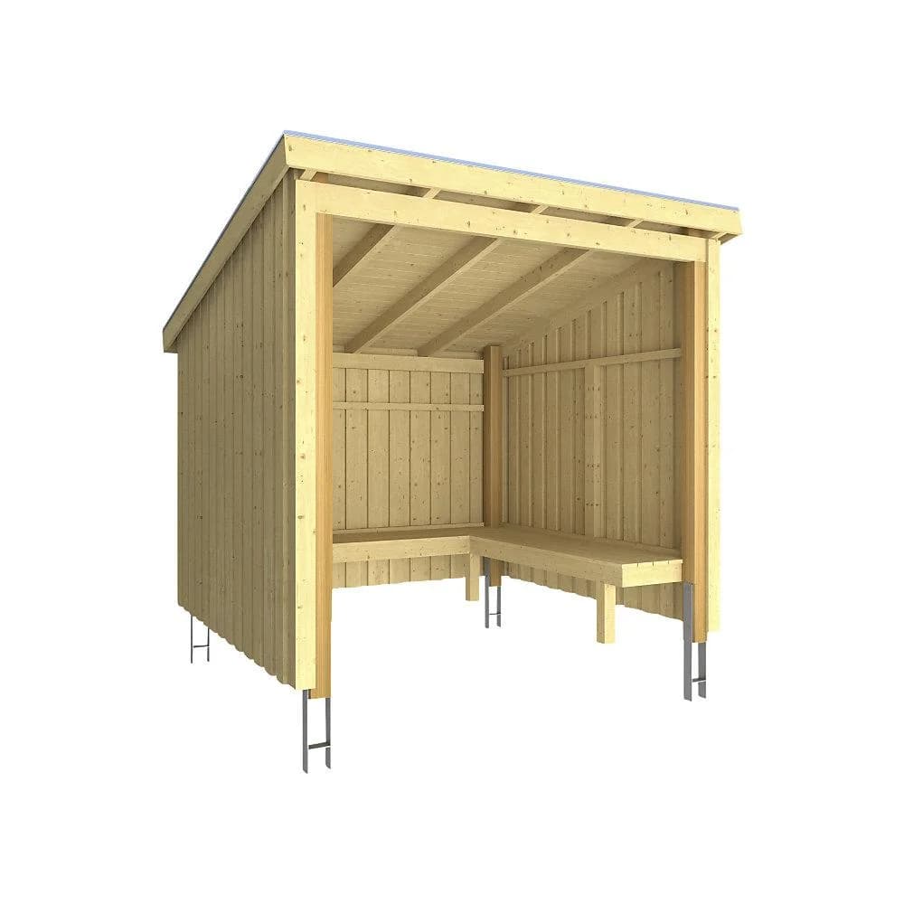 Gartenhaus Nordic Stil aus Holzwerkstoff