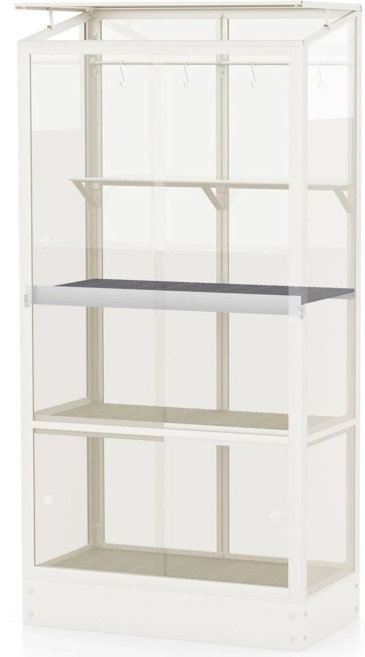 Vitavia Regal Silber Aluminium Zusatzregal für Balkongewächshaus HKP4mm