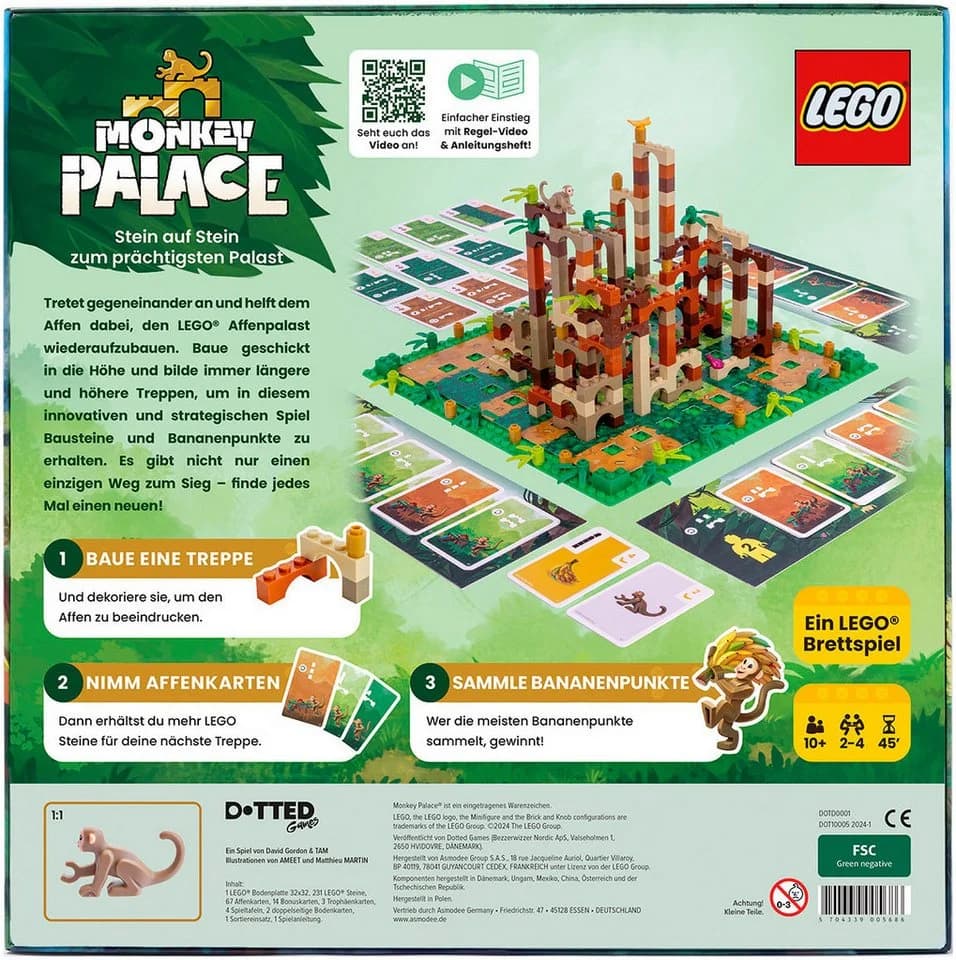 Asmodee LEGO Monkey Palace Kinderspiel - Bild 5