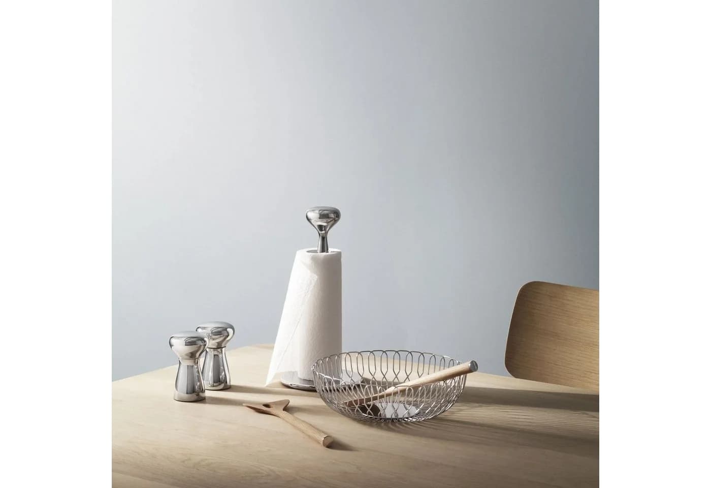 Georg Jensen Brotkorb Alfredo Groß Edelstahl Silber - Bild 3