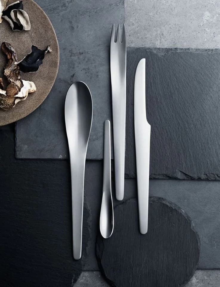Georg Jensen Besteck-Set Arne Jacobsen 4-tlg. Silber Modern