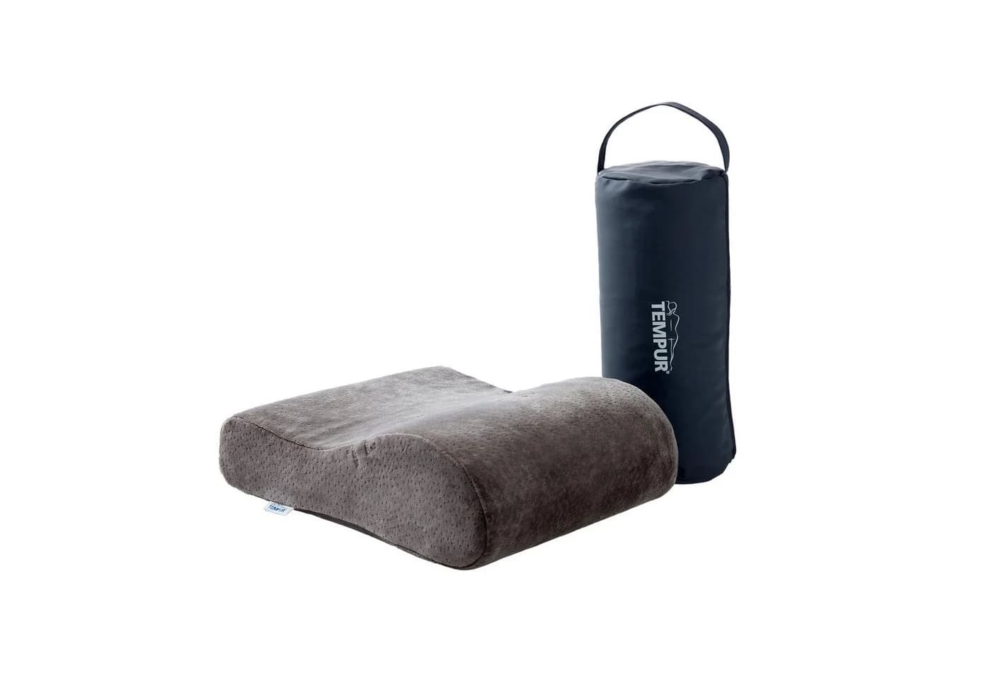 Tempur Reisekissen Anthrazit Ergonomisches Kissen mit Tragebeutel - Bild 2