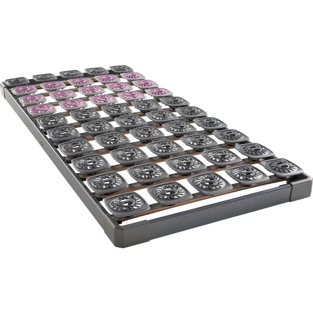 Tempur Tellerlattenrost Premium Flex 500 Grau Buche 6-Zonen