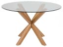 ACTONA GROUP Glas Esstisch Heaven Runder Tisch Glas/Natur Bild 2