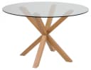 ACTONA GROUP Glas Esstisch Heaven Runder Tisch Glas/Natur Bild 5