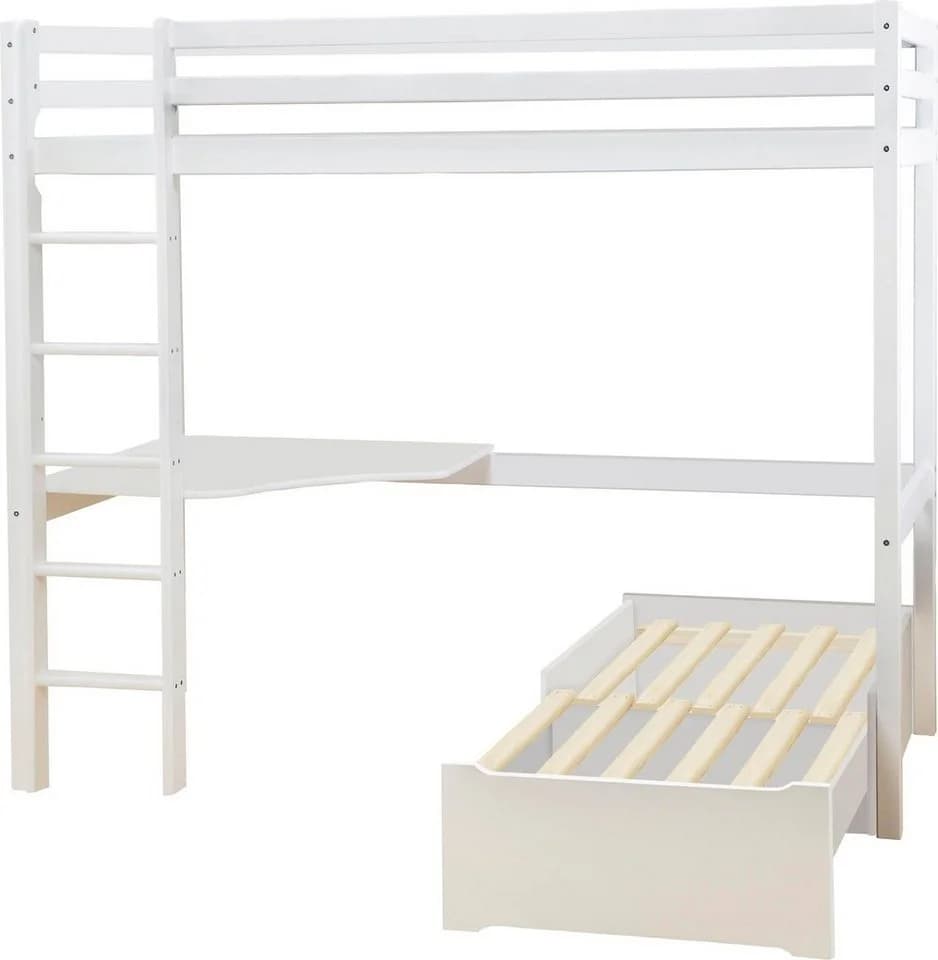 Hoppekids ECO Dream Hochbett mit Schreibtisch und Gästebett