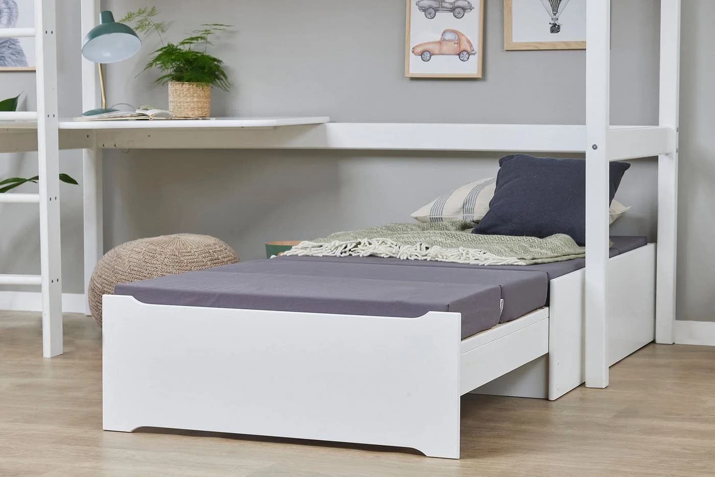 Hoppekids ECO Dream Hochbett mit Schreibtisch und Gästebett - Bild 5
