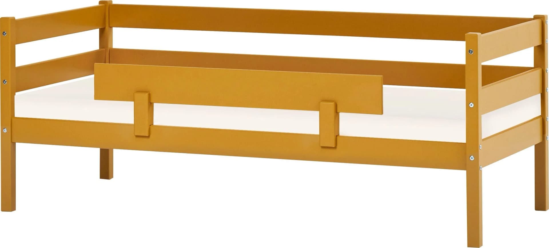 Hoppekids ECO Comfort Kinderbett Kiefer Massivholz Gelb
