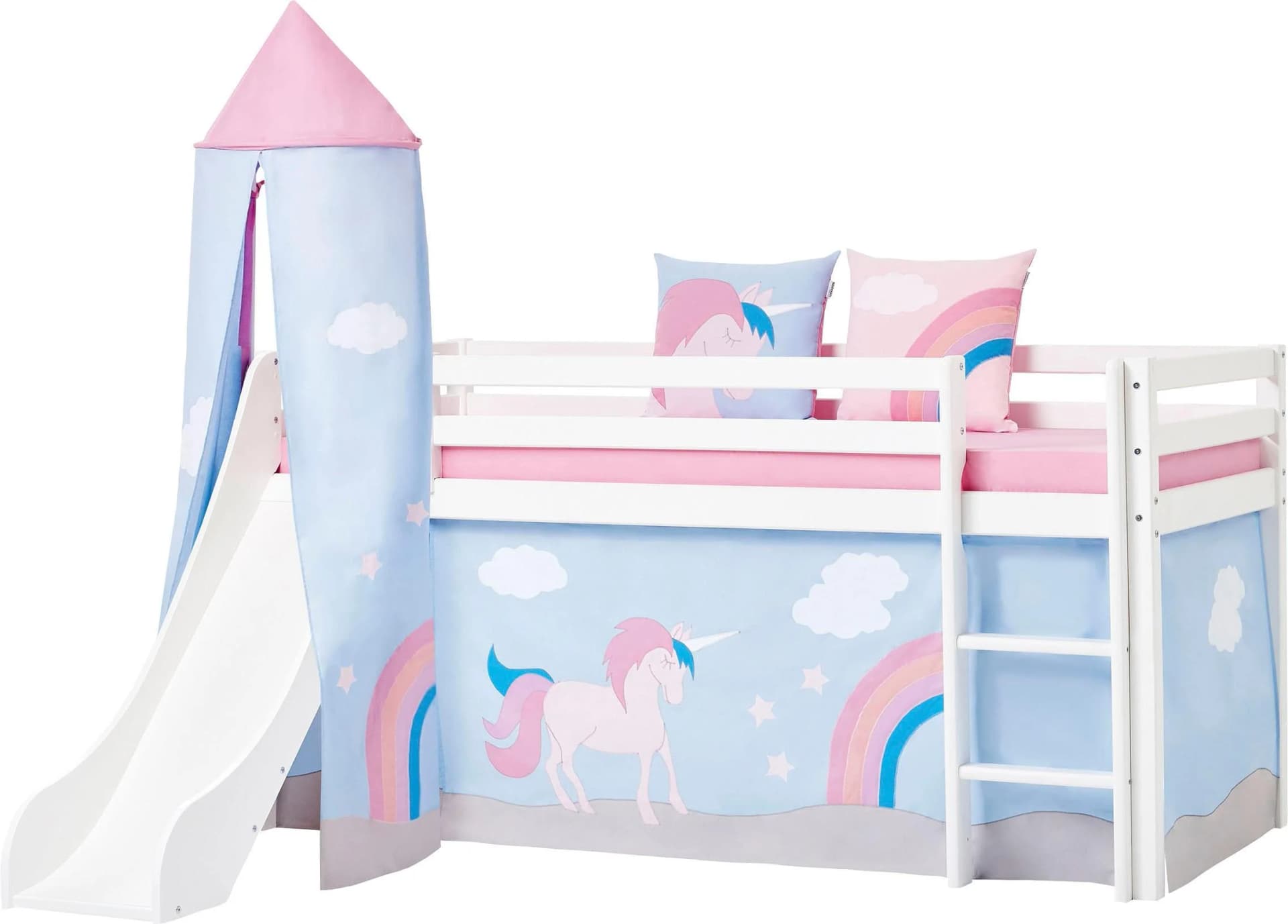 Hoppekids Bettturm Einhorn für Hochbett Spielbett