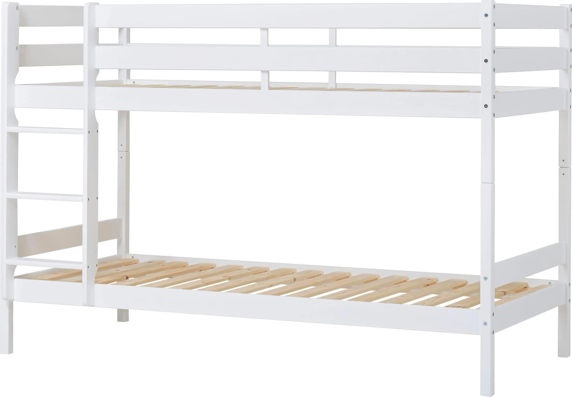 Hoppekids ECO Comfort Etagenbett Weiß Massivholz 90x200 cm