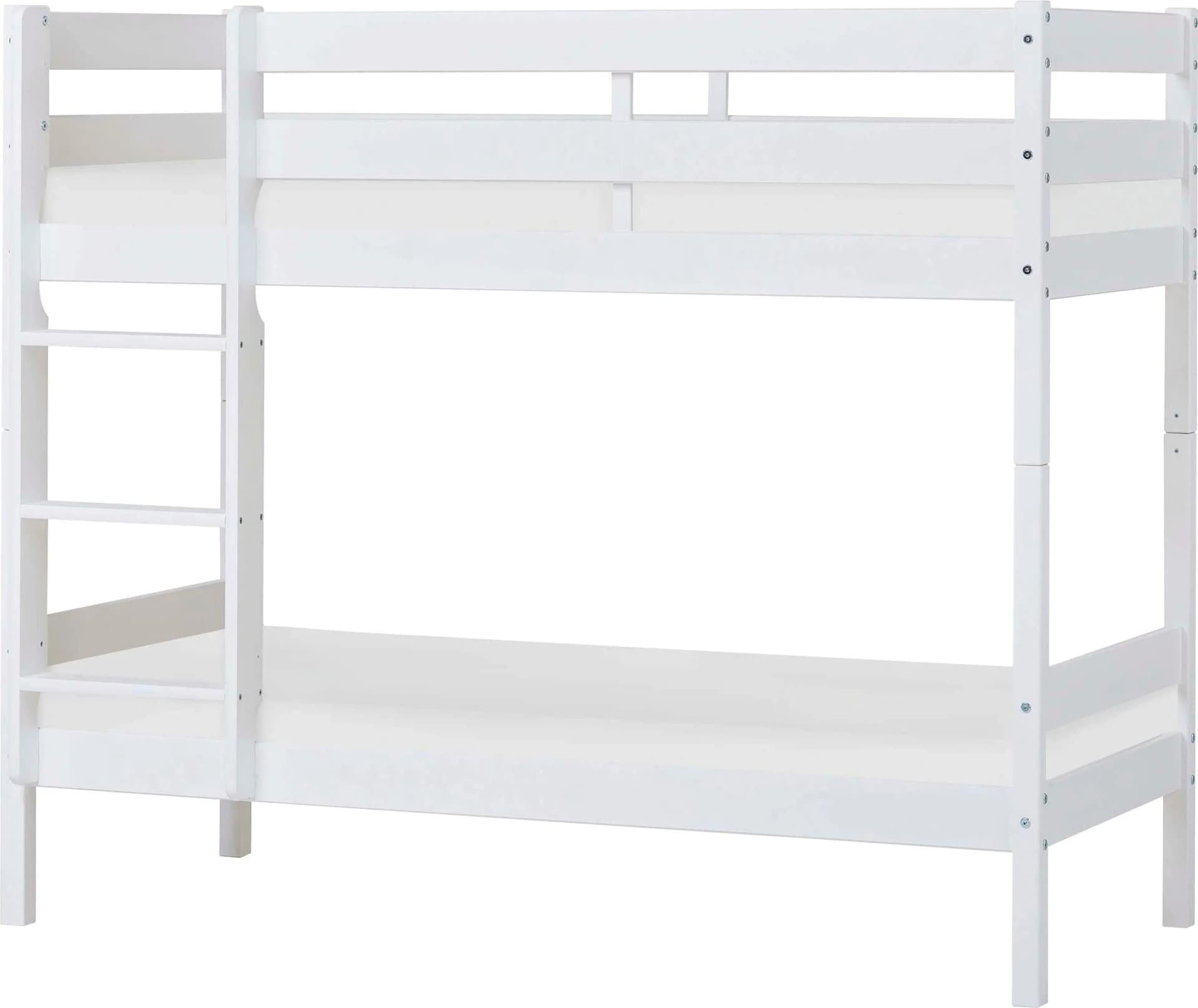 Hoppekids ECO Comfort Etagenbett Weiß Massivholz 2 Liegeflächen
