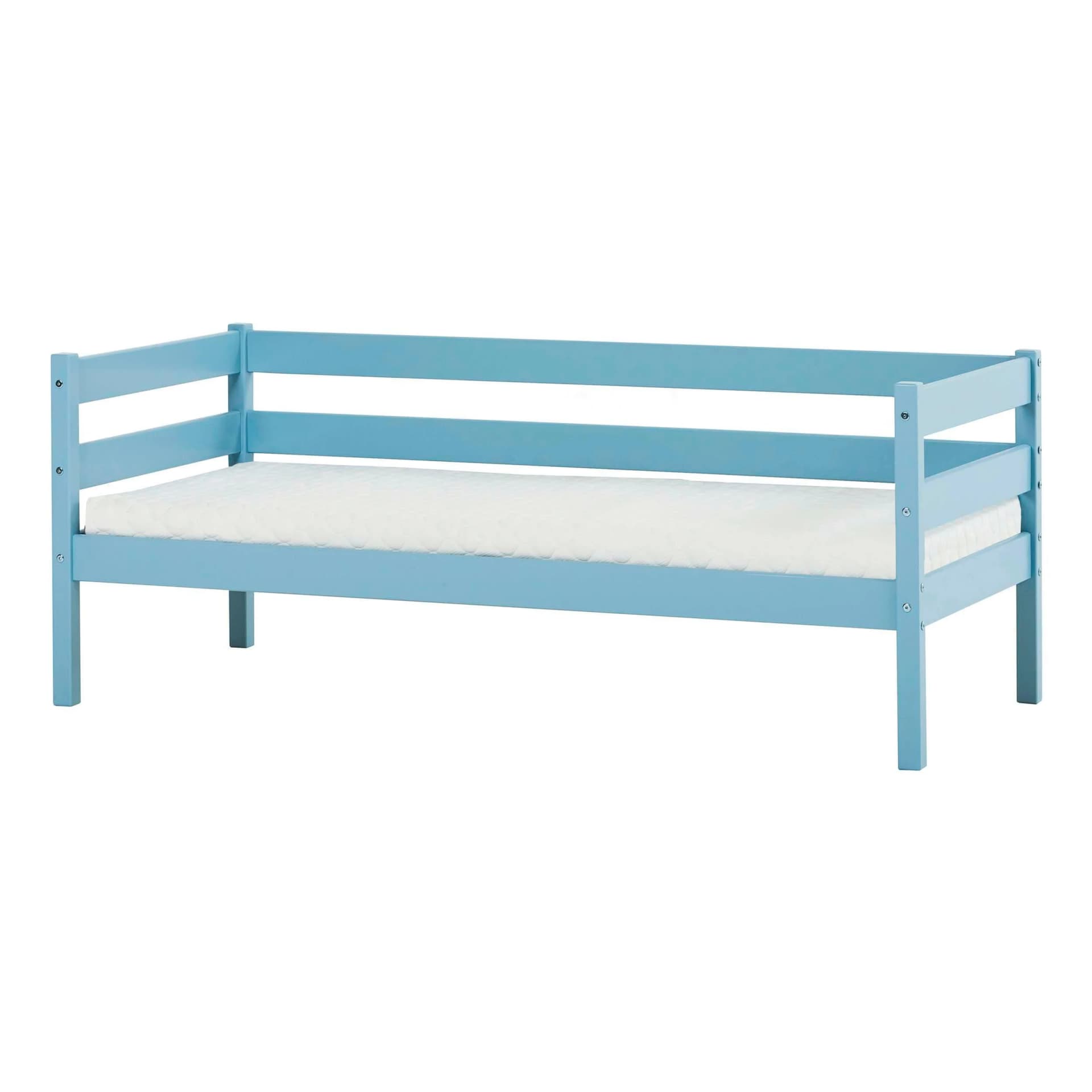 Hoppekids ECO Comfort Kinderbett Kiefer Massivholz Blau