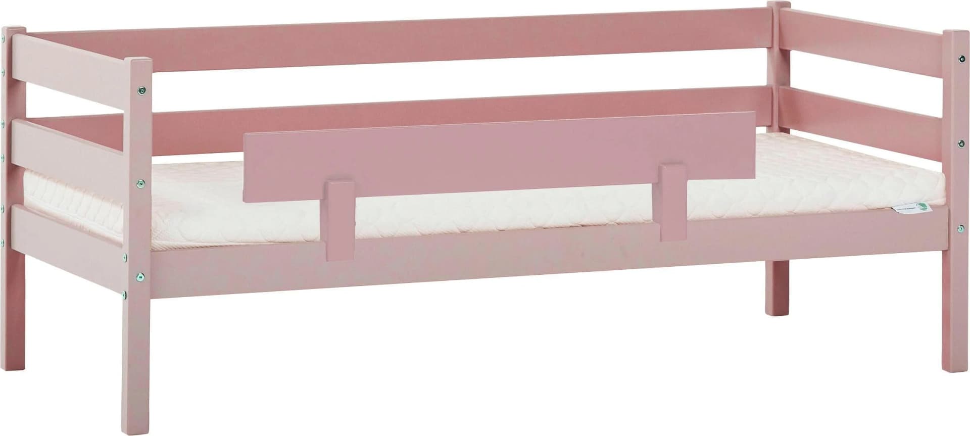 Hoppekids ECO Comfort Kinderbett Kiefer Massivholz Rosa
