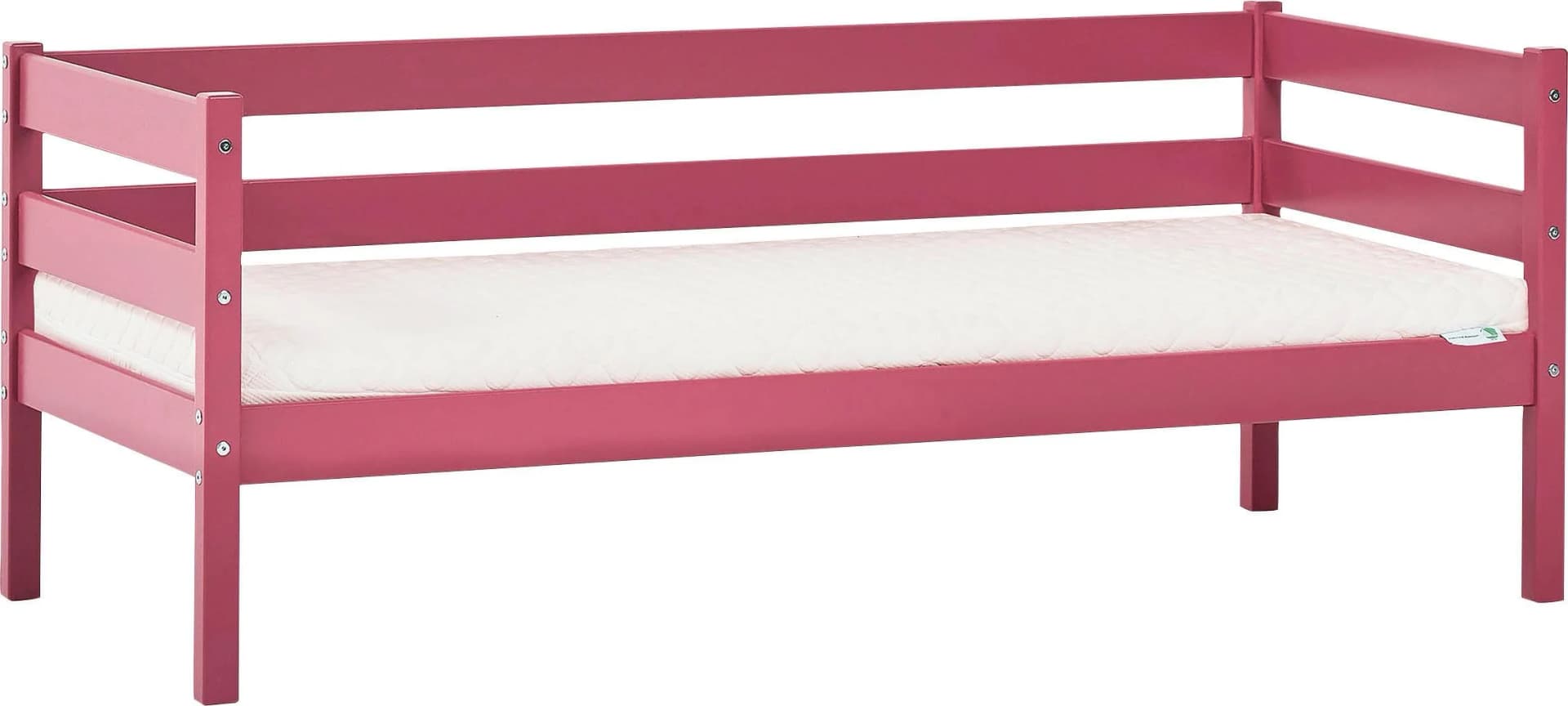 Hoppekids ECO Comfort Kinderbett Rosa Massivholz