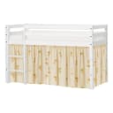 Hoppekids ECO Dream Spielbett Gelb Massivholz mit Vorhang Bild 2
