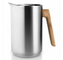 Eva Solo Isolierkanne Nordic kitchen Edelstahl Eiche Silber 1 L Bild 1