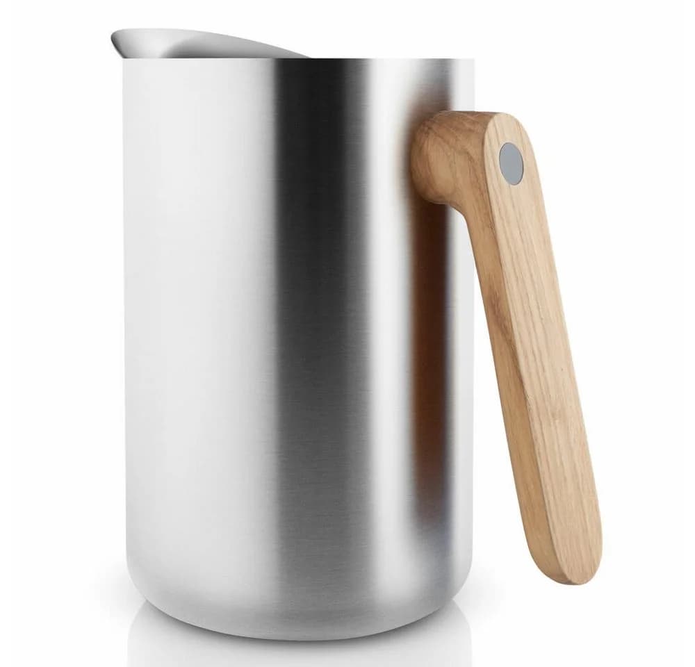 Eva Solo Isolierkanne Nordic kitchen Edelstahl Eiche Silber 1 L - Bild 2