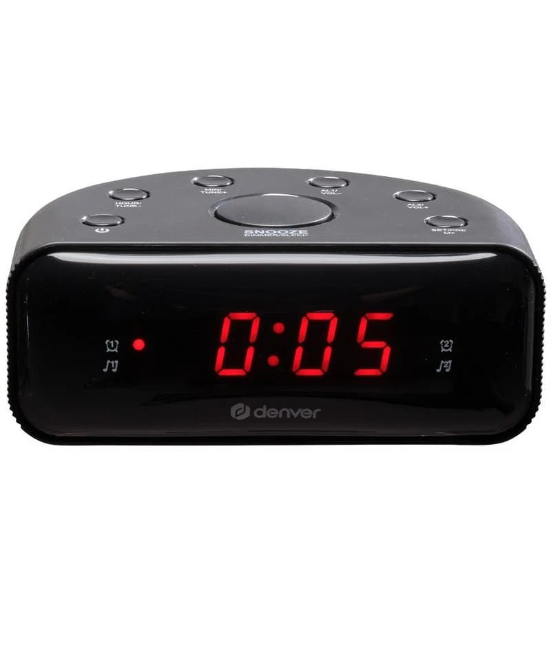 Denver Radiowecker CR-430 Schwarz mit Dual Alarm und 10 FM-Speicher - Bild 2