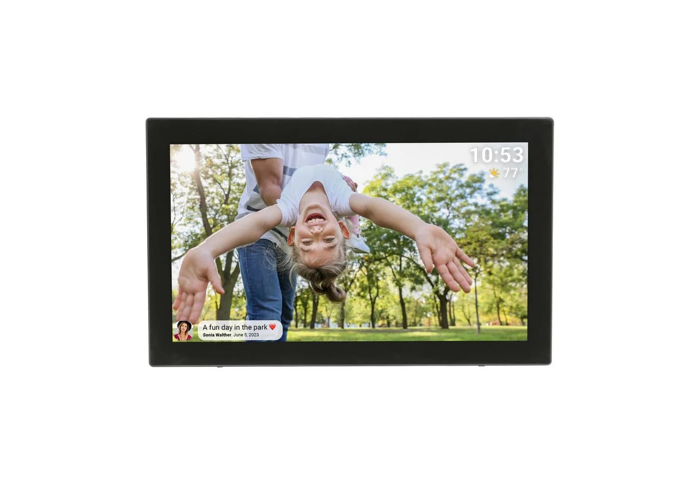 Denver Digitaler Bilderrahmen 21,5 Zoll WLAN Full HD Schwarz