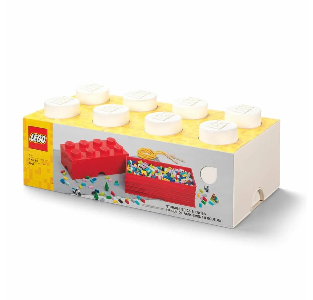 LEGO Storage Brick 8 weiß Aufbewahrungsbox