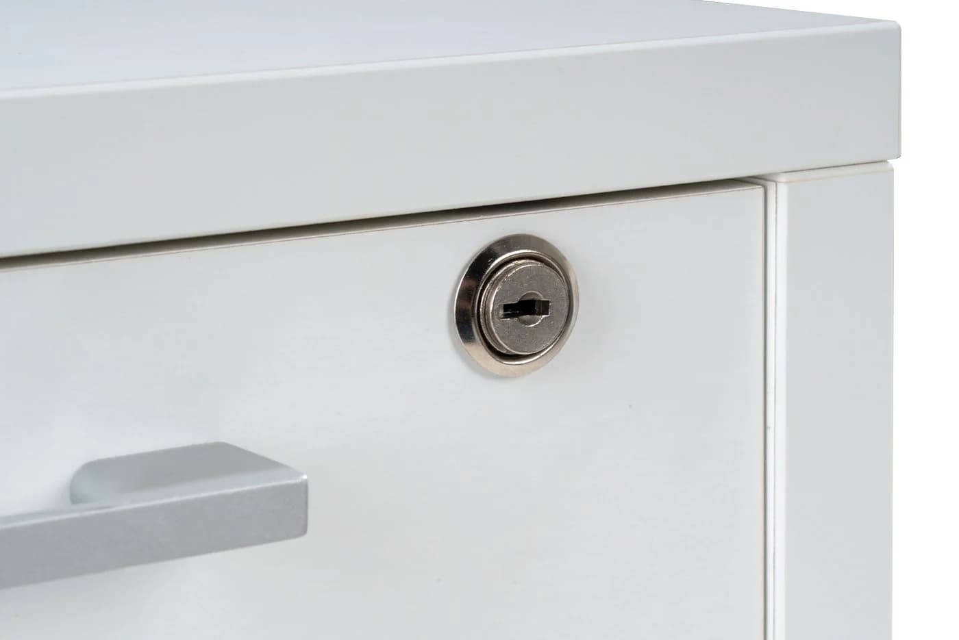 Tvilum Rollcontainer PRIMA Weiß 4 Schubladen abschließbar - Bild 5