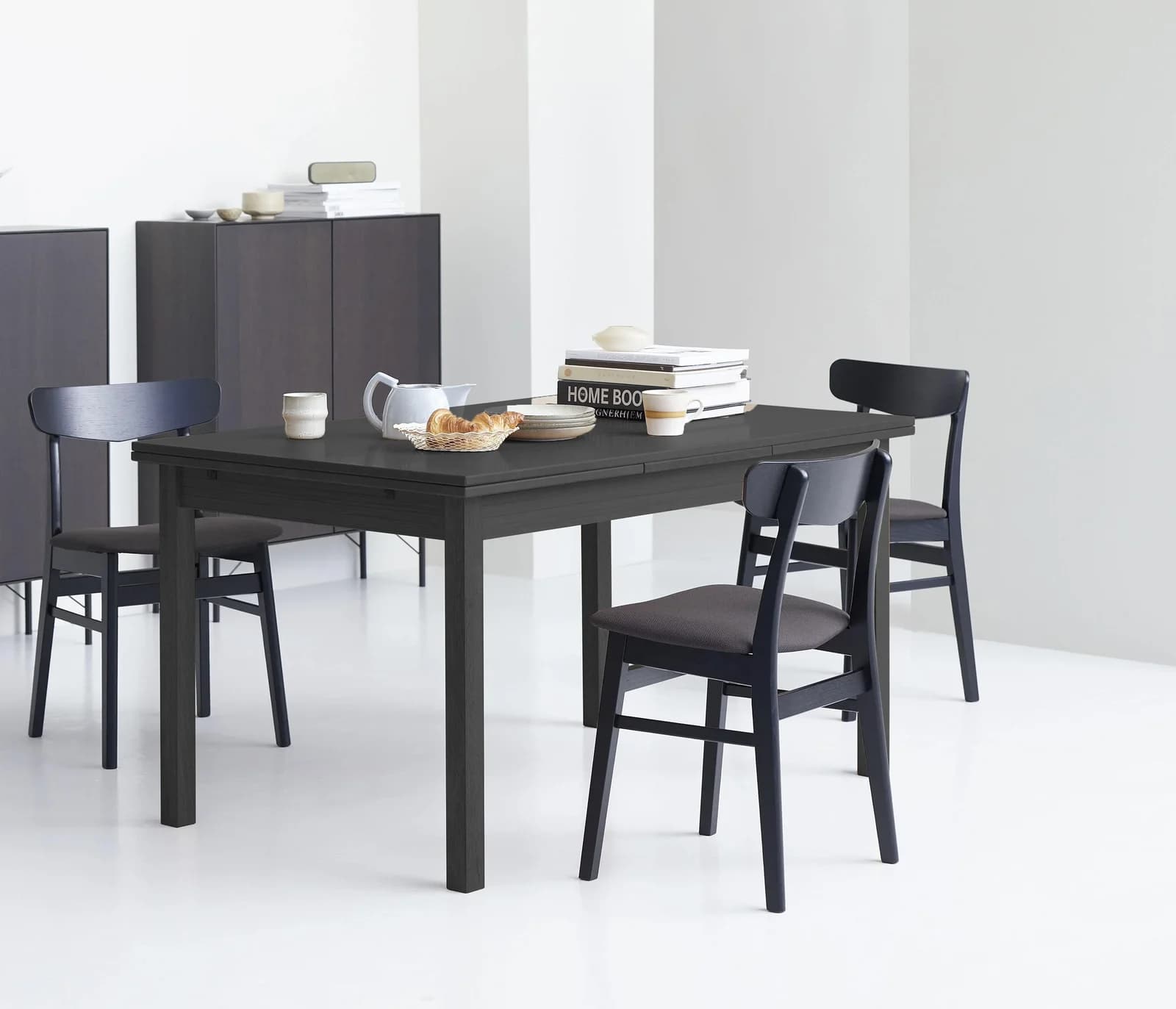HAMMEL FURNITURE Esstisch Basic Dinex Ausziehbar Grau Braun