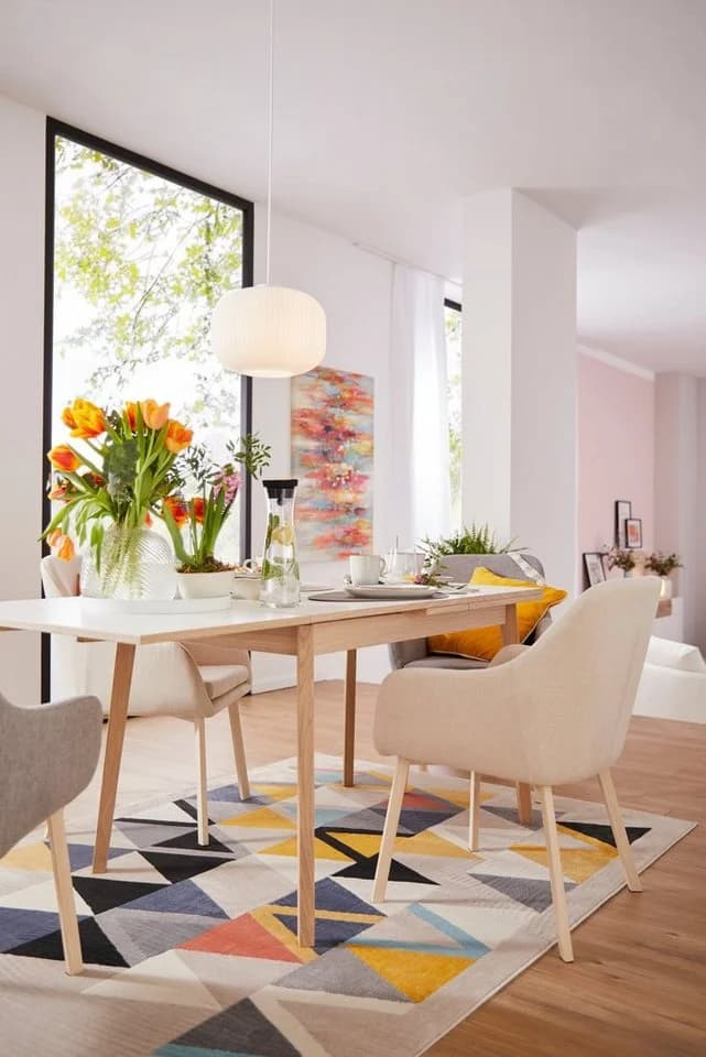 HAMMEL FURNITURE Basic Single Esstisch ausziehbar Weiß Eiche - Bild 5