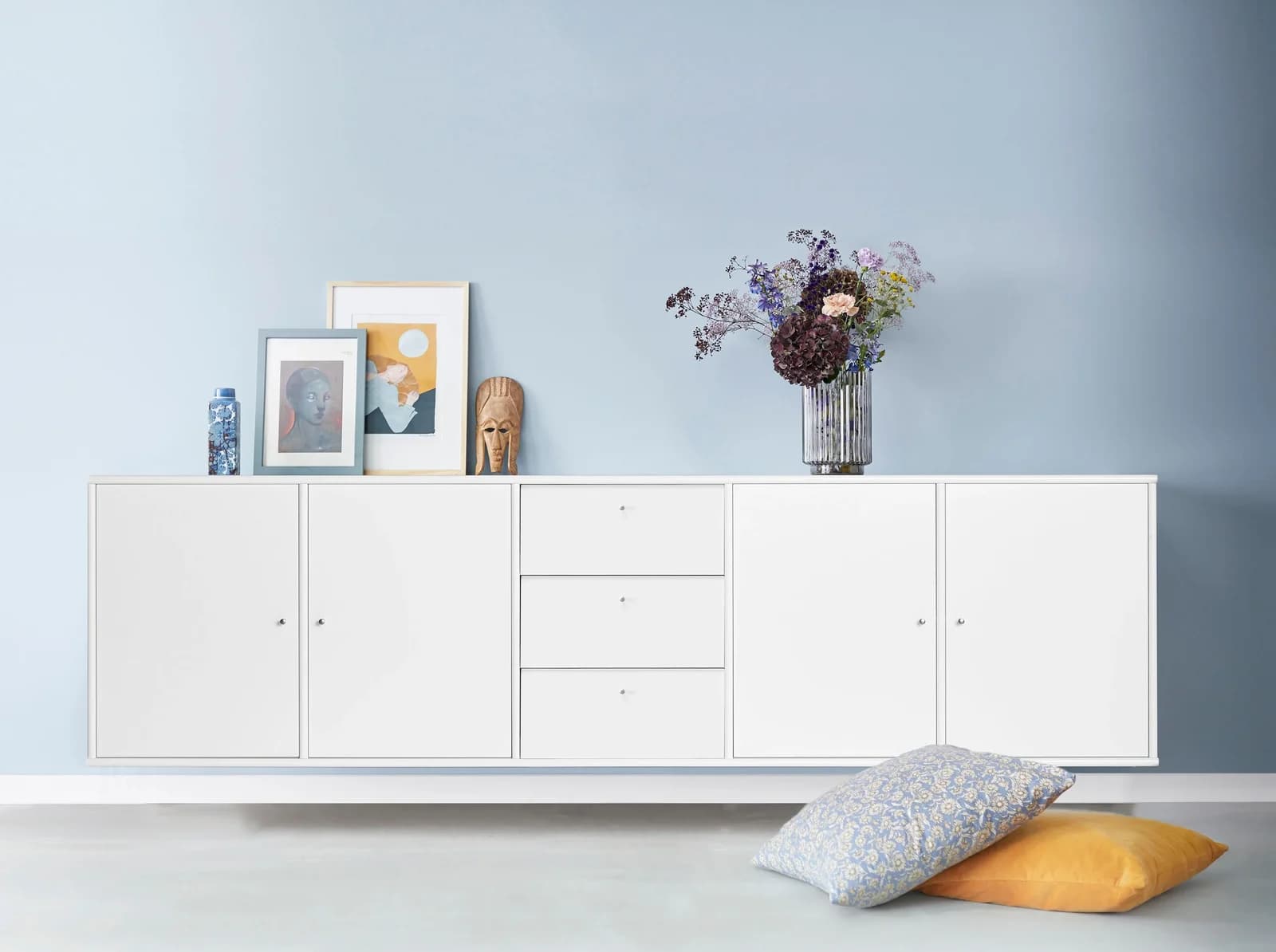 HAMMEL FURNITURE Mistral Sideboard Weiß mit Soft-Close
