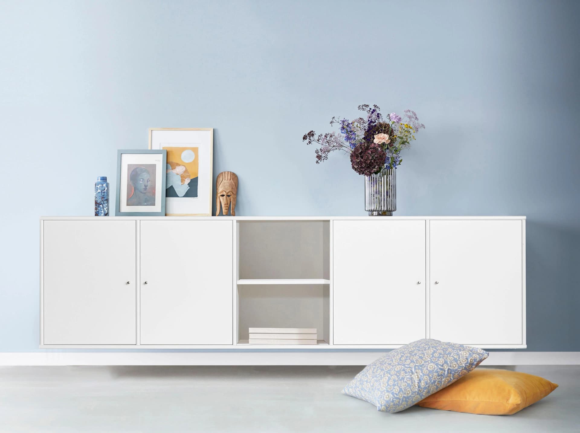 HAMMEL FURNITURE Mistral Sideboard Weiß Wandmontage